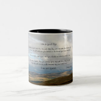 Tasse 2 Couleurs Vivez une bonne vie - Marcus Aurelius