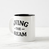 TASSE 2 COULEURS VIVRE LE RÊVE (Devant gauche)