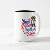 Tasse 2 Couleurs Vivre Le Rêve... (Devant droit)