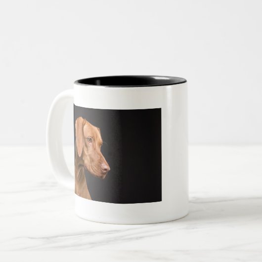 Tasse 2 Couleurs Vizsla (Devant gauche)