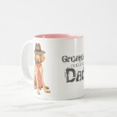 Tasse 2 Couleurs Vizsla Papa (Devant gauche)