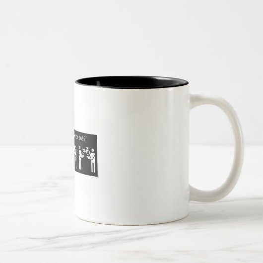 Tasse 2 Couleurs Você tem fome de quê ? (Droit)
