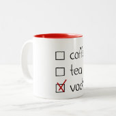 Tasse 2 Couleurs Vodka (Devant gauche)