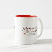 Tasse 2 Couleurs Voeux de coeur (Devant droit)