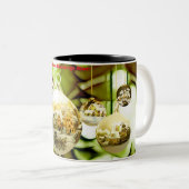 Tasse 2 Couleurs Vœux de Noël Maman (Devant droit)