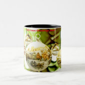 Tasse 2 Couleurs Vœux de Noël Maman (Centre)