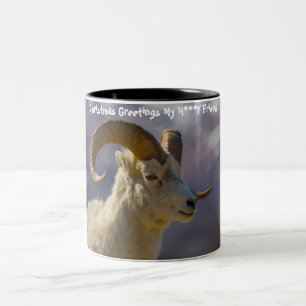 Tasse 2 Couleurs Vœux de Noël Mon ami chéri