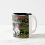 Tasse 2 Couleurs Vœux de Noël Papapi Hunter Gatherer (Devant droit)