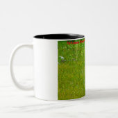 Tasse 2 Couleurs Vœux de Noël Papapi Hunter Gatherer (Gauche)