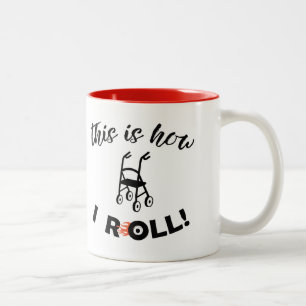 Tasse 2 Couleurs Voici comment je roule / "Si la poussière ne vole