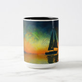 Tasse 2 Couleurs Voilier du baba 35 (Centre)