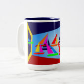 Tasse 2 Couleurs Voiliers dans la chambre (Devant gauche)