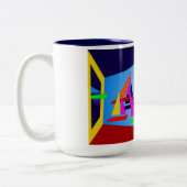 Tasse 2 Couleurs Voiliers dans la chambre (Gauche)