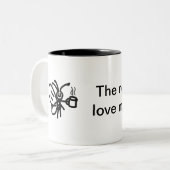 Tasse 2 Couleurs Voisins heureux (Devant gauche)