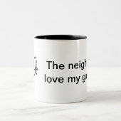 Tasse 2 Couleurs Voisins heureux (Centre)