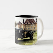 Tasse 2 Couleurs Voiture classique ancienne (Devant droit)