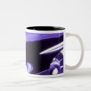 Tasse 2 Couleurs Voiture classique : Chevrolet 1958
