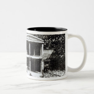 Tasse 2 Couleurs Voiture d'ambulance sur un des chemins de fer
