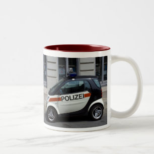Tasse 2 Couleurs voiture de police intelligente