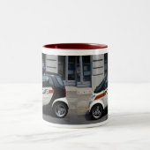 Tasse 2 Couleurs voiture de police intelligente (Centre)