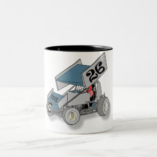 Tasse 2 Couleurs Voiture de sprint