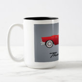 Tasse 2 Couleurs Voiture Thunderbird Classique (Gauche)