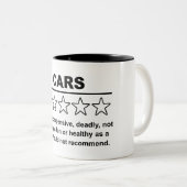 Tasse 2 Couleurs Voitures d'une étoile (Devant droit)