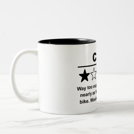 Tasse 2 Couleurs Voitures d'une étoile (Gauche)