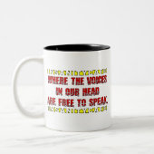 Tasse 2 Couleurs Voix (Gauche)