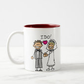 Tasse 2 Couleurs Voix d'échange de mariée et de chambre (Gauche)