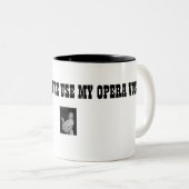 Tasse 2 Couleurs Voix d'opéra (Devant droit)