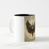 Tasse 2 Couleurs "Vol sacré" (Devant gauche)