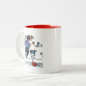 Tasse 2 Couleurs Volant (Devant gauche)