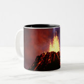 Tasse 2 Couleurs Volcan des îles Hawaï (Devant gauche)