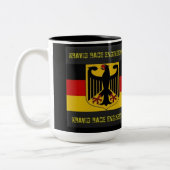 TASSE 2 COULEURS VOLEZ VOTRE DESIGN DE RACING ALLEMAND  (Gauche)