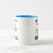 Tasse 2 Couleurs Volley-ball de plage (Centre)