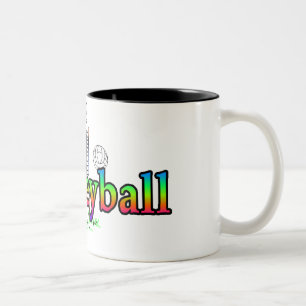 Tasse 2 Couleurs Volley-ball I Heart Love