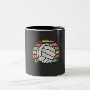 Tasse 2 Couleurs Volley-ball Vintage rétro