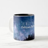 Tasse 2 Couleurs Volonté De Réussir Outshines Obstacles Inspiration (Devant gauche)