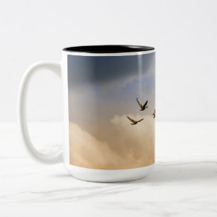 Tasse 2 Couleurs Vols d'oiseaux