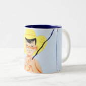 Tasse 2 Couleurs Vont les poissons (Devant droit)