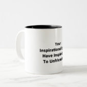 Tasse 2 Couleurs Vos citations inspirantes (Devant gauche)