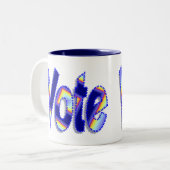 Tasse 2 Couleurs Vote (Devant gauche)