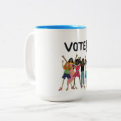 Tasse 2 Couleurs Vote 2020 (Devant gauche)