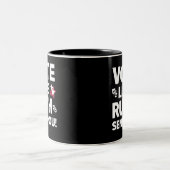 Tasse 2 Couleurs voter comme ruth vous a envoyé (Centre)