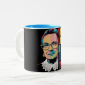 Tasse 2 Couleurs Votez Comme Ruth Vous A Envoyé (Devant gauche)