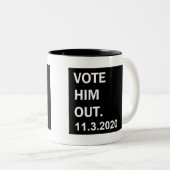Tasse 2 Couleurs Votez-le (Devant droit)
