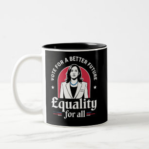 Tasse 2 Couleurs Votez pour un avenir meilleur Président USA 2024