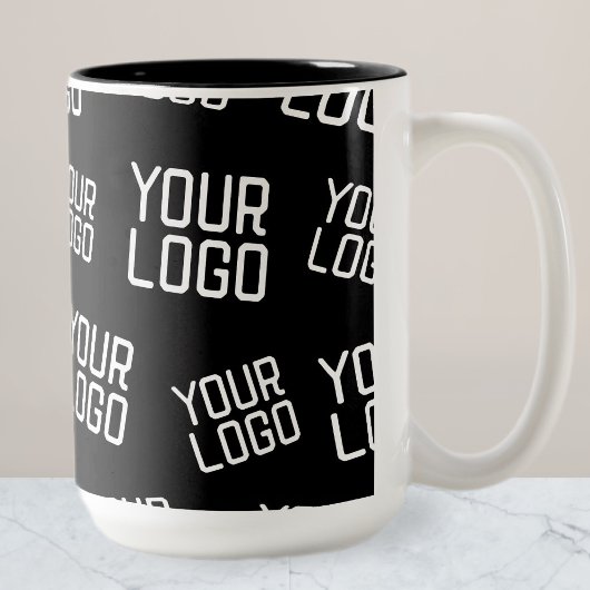 Tasse 2 Couleurs Votre conception ou logo d'entreprise | Placement