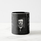 Tasse 2 Couleurs Votre Fave Edgar Allen Poe Citations Déplaisant Vi (Centre)